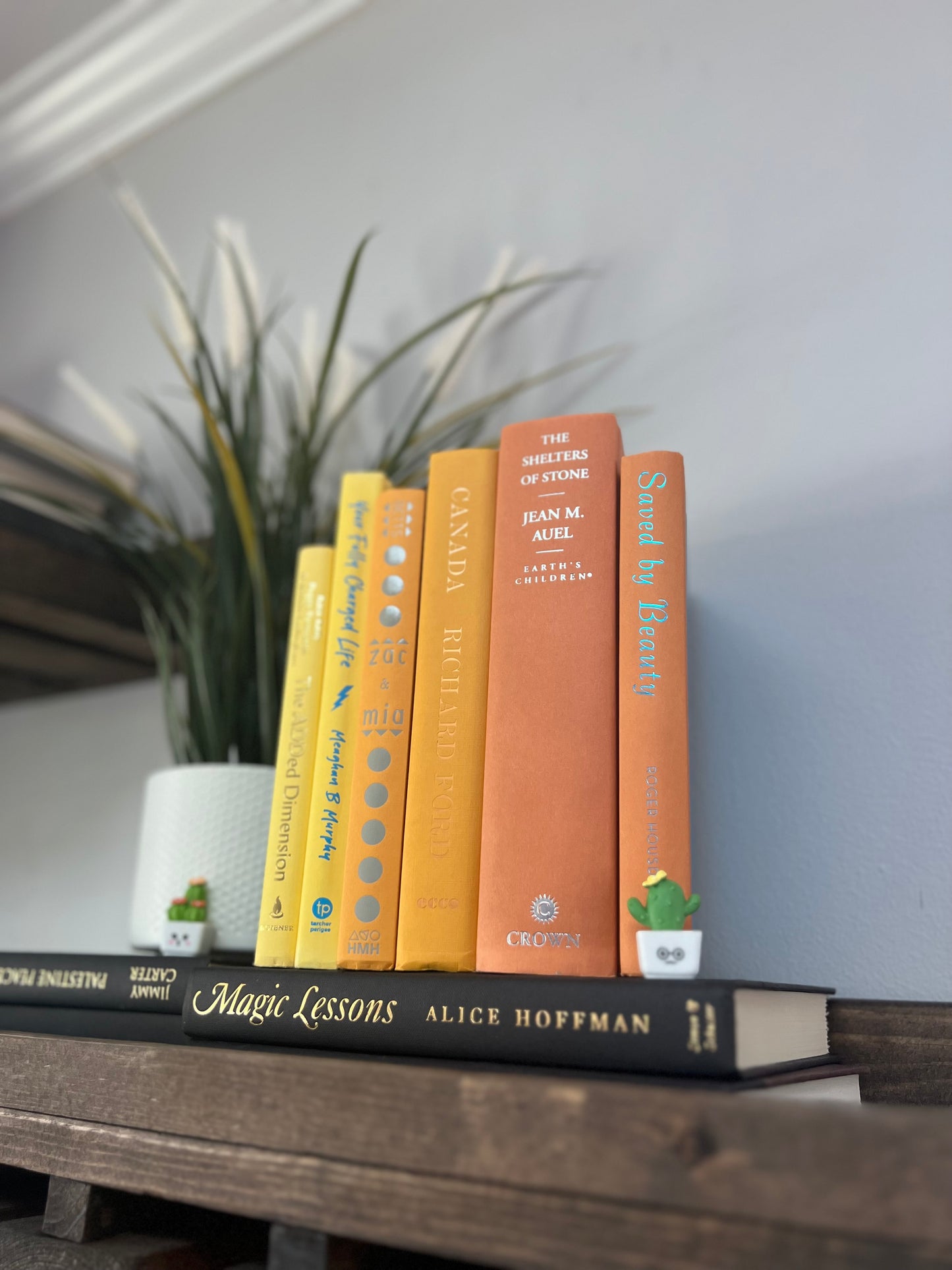 Stack of 6 decorative books