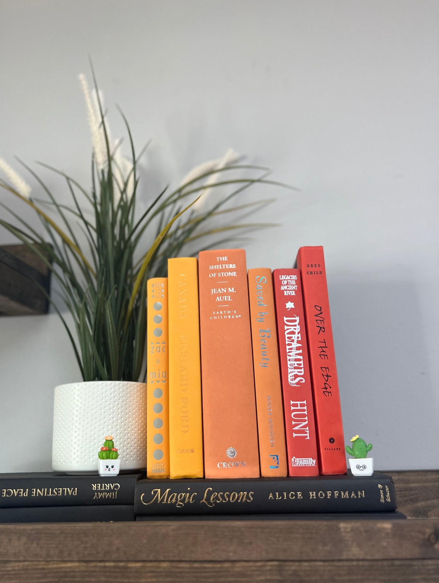 Stack of 6 decorative books