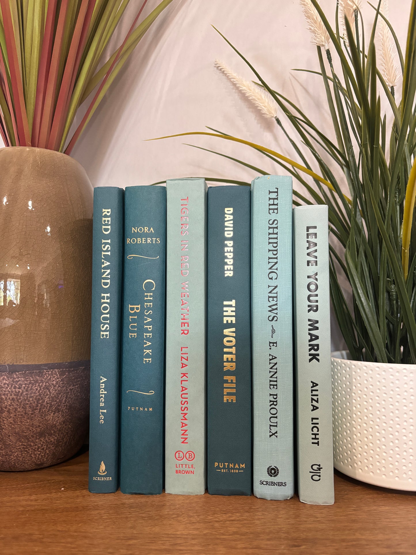 Stack of 6 colorful books