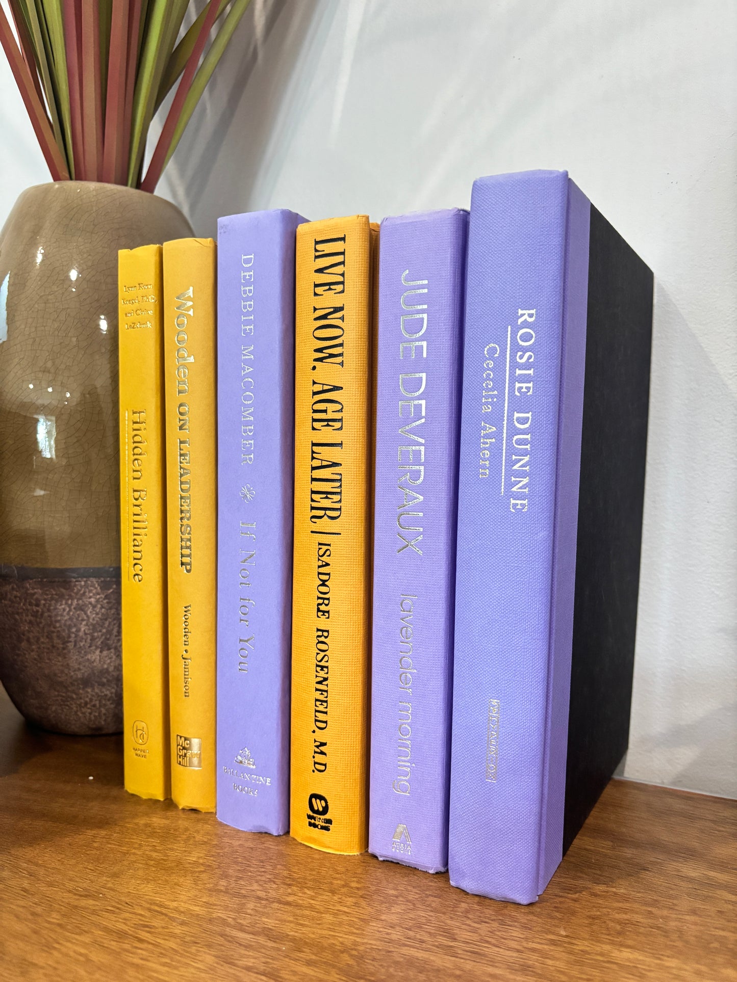 Stack of 6 colorful books