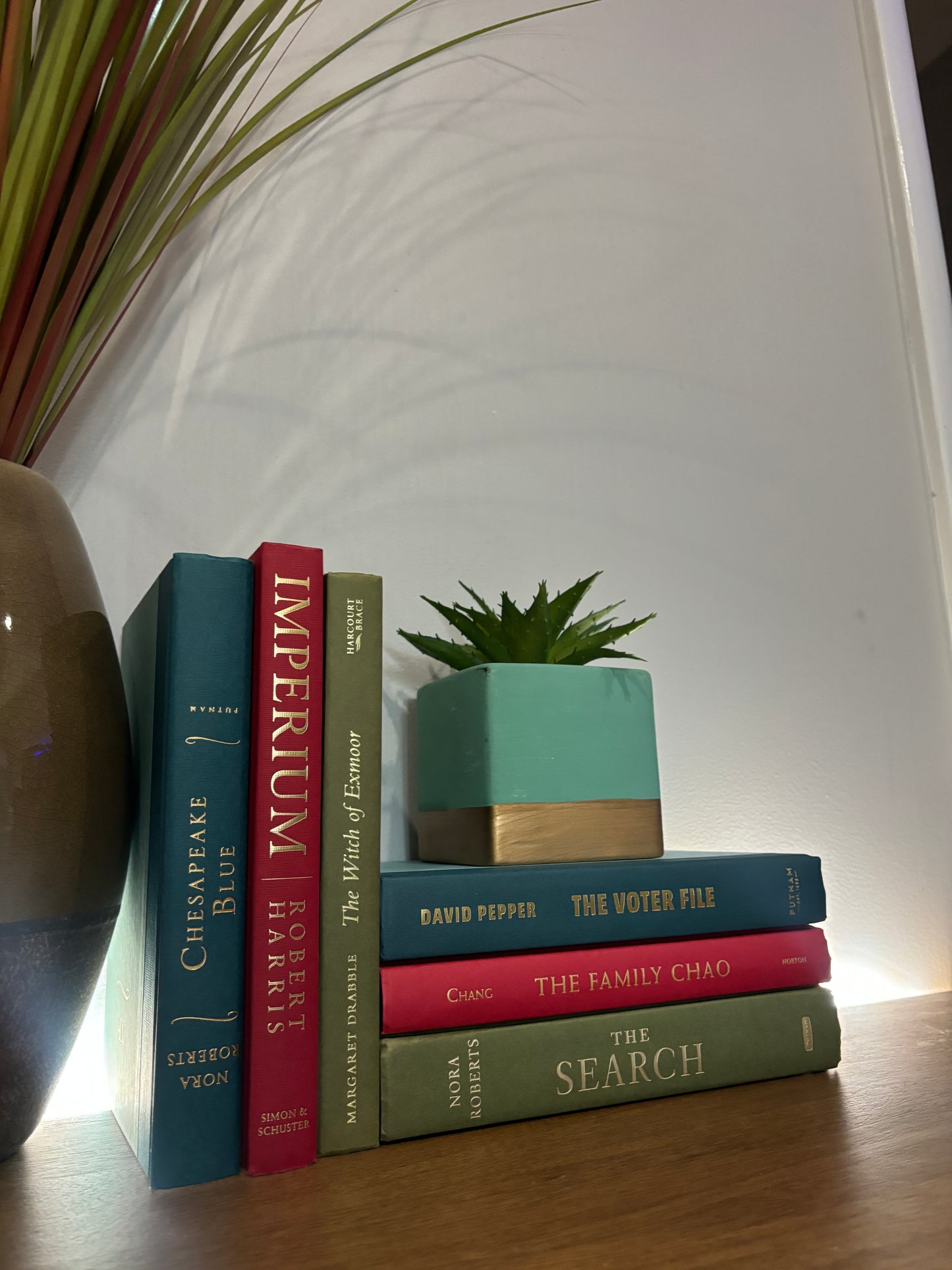 Stack of 6 colorful books