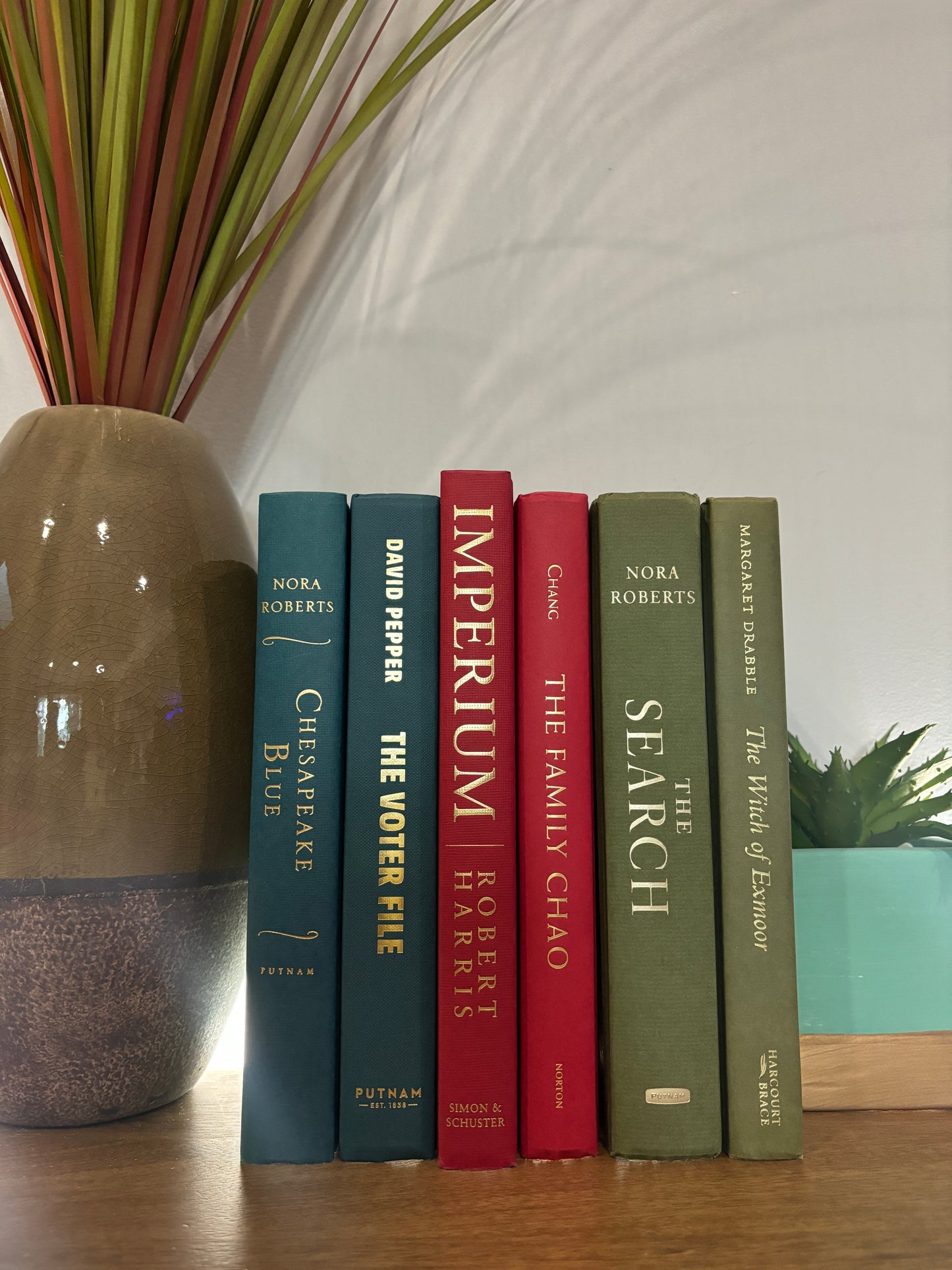 Stack of 6 colorful books