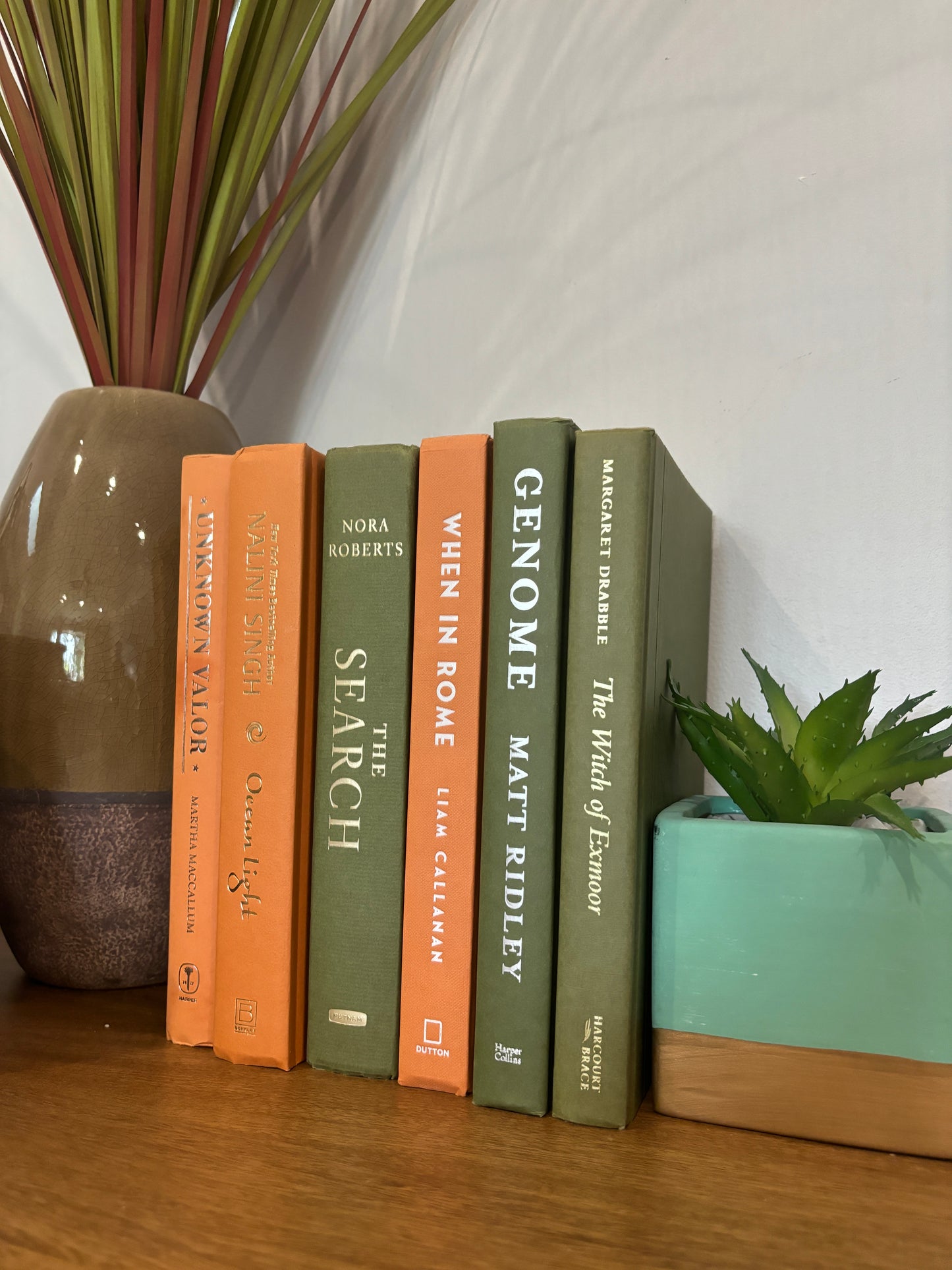 Stack of 6 colorful books