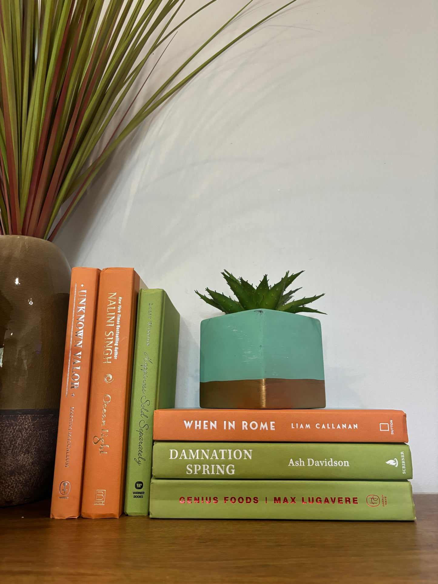 Stack of 6 colorful books