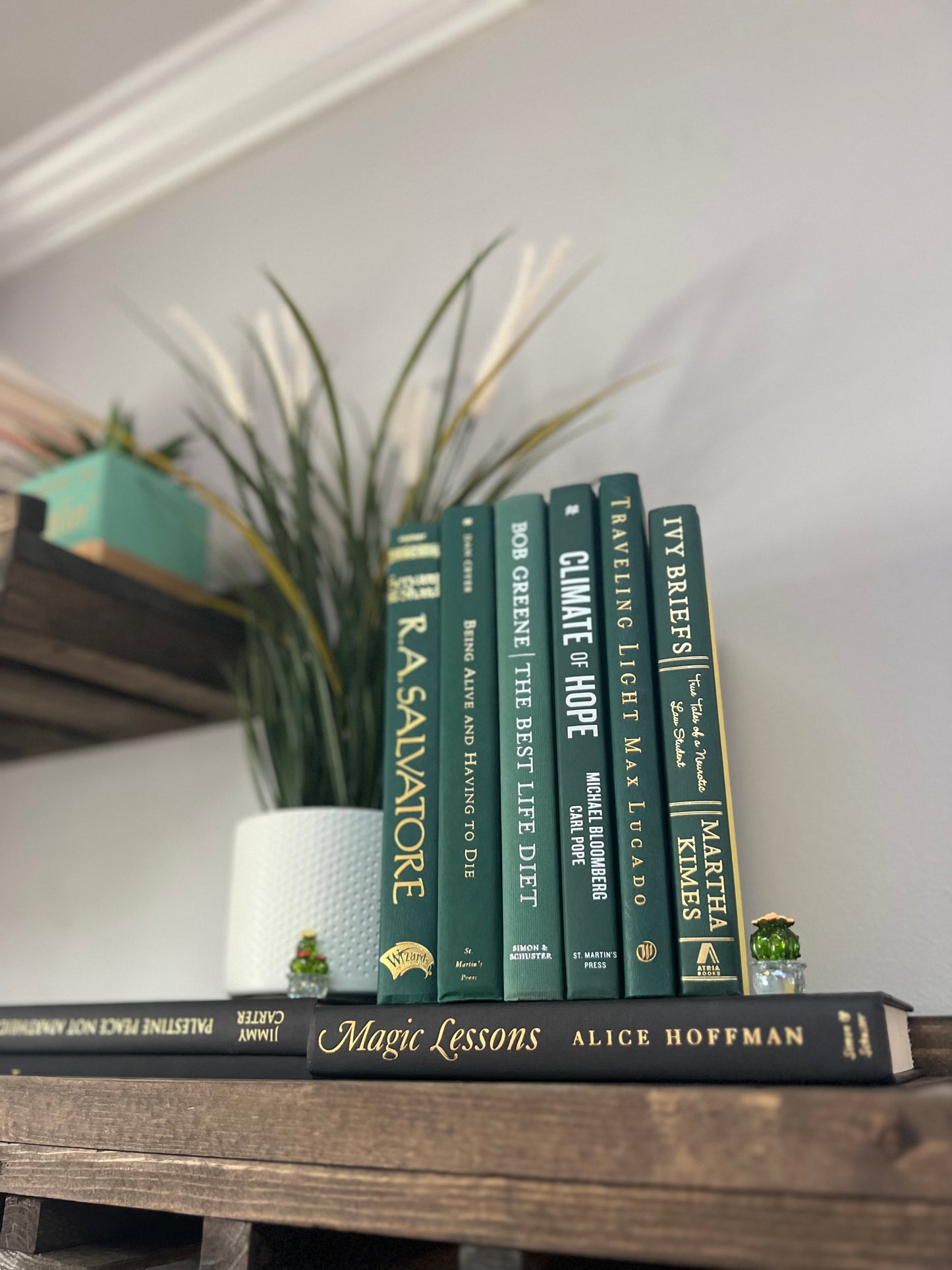 Stack of 6 decorative books