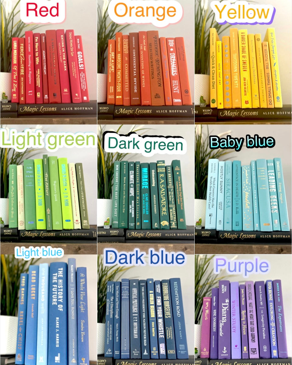 Stack of 6 decorative books