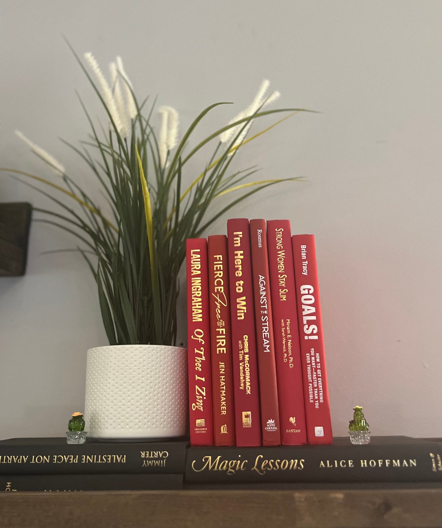 Stack of 6 decorative books