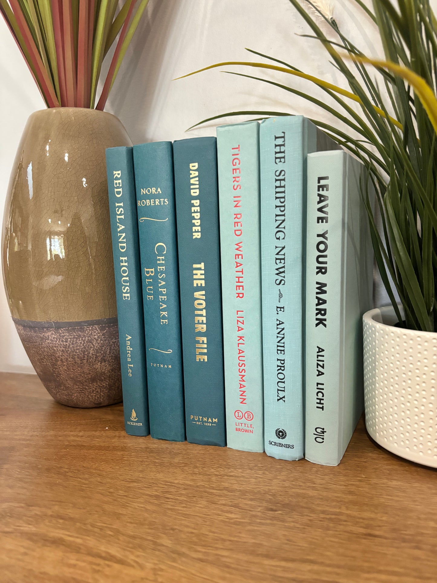 Stack of 6 colorful books